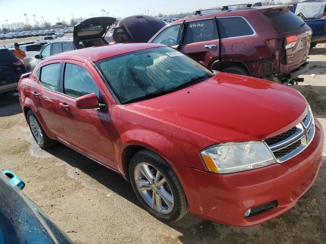 1C3CDZEG0CN264634 - 2012 DODGE AVENGER SXT RED photo 4