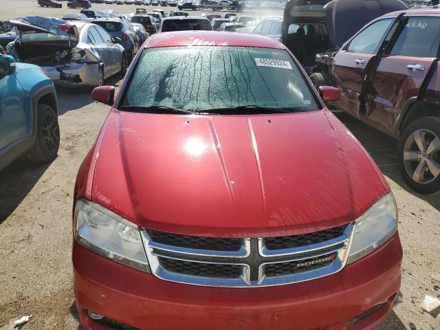 1C3CDZEG0CN264634 - 2012 DODGE AVENGER SXT RED photo 5