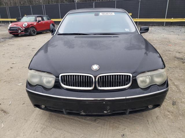 WBAGN63473DR15276 - 2003 BMW 745 LI BLACK photo 5