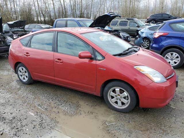 JTDKB20U173279050 - 2007 TOYOTA PRIUS RED photo 4