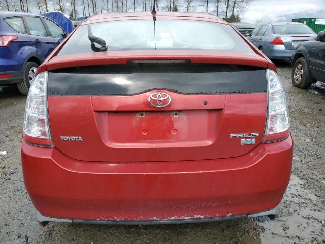 JTDKB20U173279050 - 2007 TOYOTA PRIUS RED photo 6