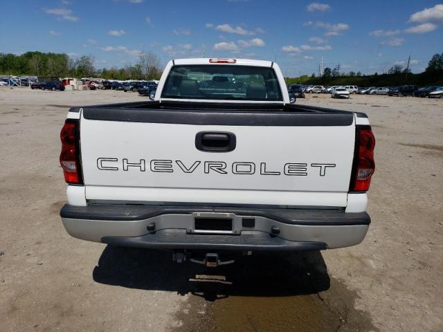 1GCEC14Z87Z157454 - 2007 CHEVROLET SILVERADO C1500 CLASSIC WHITE photo 6