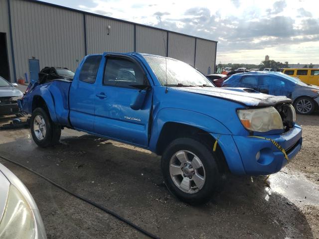 5TETU62N97Z404681 - 2007 TOYOTA TACOMA PRERUNNER ACCESS CAB BLUE photo 4