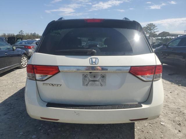 5FNRL5H62EB085078 - 2014 HONDA ODYSSEY EXL WHITE photo 6