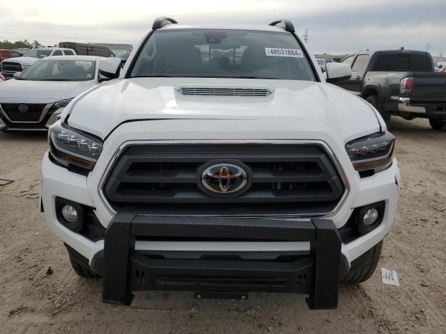 3TMCZ5AN4NM509071 - 2022 TOYOTA TACOMA DOUBLE CAB WHITE photo 5