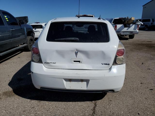 5Y2SP67089Z433135 - 2009 PONTIAC VIBE WHITE photo 6