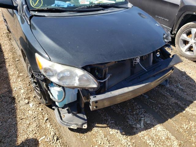 5YFBU4EE4DP111137 - 2013 TOYOTA COROLLA BASE BLACK photo 9