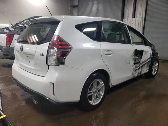 JTDZN3EU0FJ037381 - 2015 TOYOTA PRIUS V WHITE photo 3