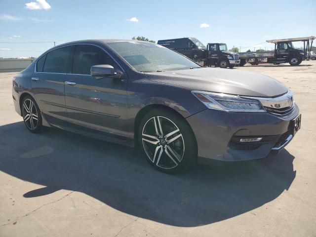 1HGCR3F91HA020114 - 2017 HONDA ACCORD TOURING GRAY photo 4