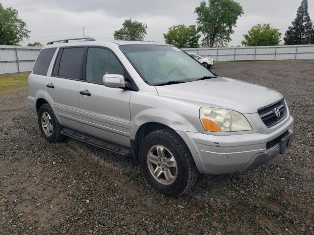 2HKYF185X5H504153 - 2005 HONDA PILOT EXL SILVER photo 4