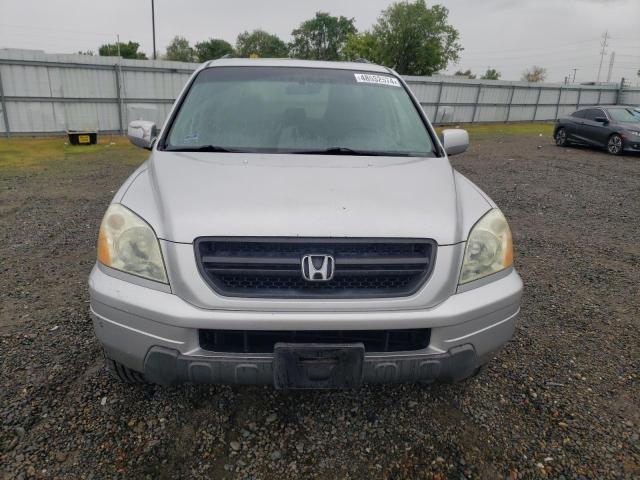 2HKYF185X5H504153 - 2005 HONDA PILOT EXL SILVER photo 5