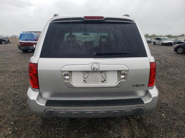 2HKYF185X5H504153 - 2005 HONDA PILOT EXL SILVER photo 6