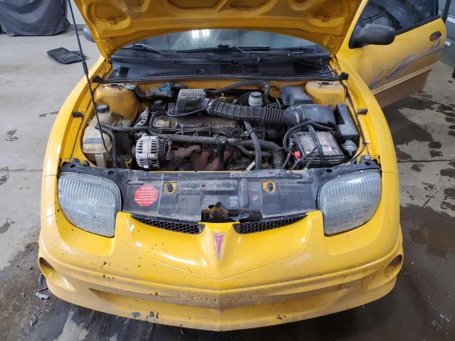 1G2JB124927439894 - 2002 PONTIAC SUNFIRE SE YELLOW photo 11