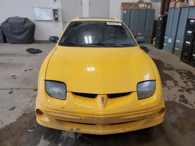 1G2JB124927439894 - 2002 PONTIAC SUNFIRE SE YELLOW photo 5