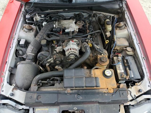 1FAFP45X42F237101 - 2002 FORD MUSTANG GT RED photo 11