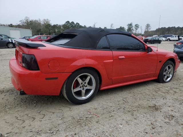 1FAFP45X42F237101 - 2002 FORD MUSTANG GT RED photo 3