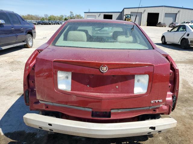 1G6DM577640188733 - 2004 CADILLAC CTS MAROON photo 6