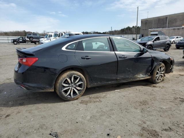 1G1ZG5ST6NF195042 - 2022 CHEVROLET MALIBU RS შავი ფოტო 3