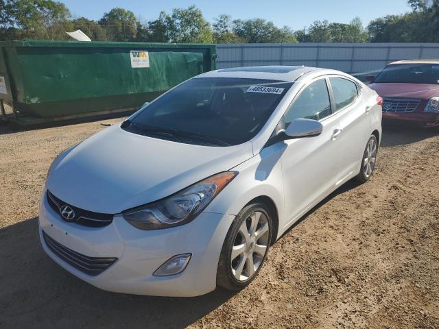 5NPDH4AE1DH389526 - 2013 HYUNDAI ELANTRA GLS WHITE photo 1