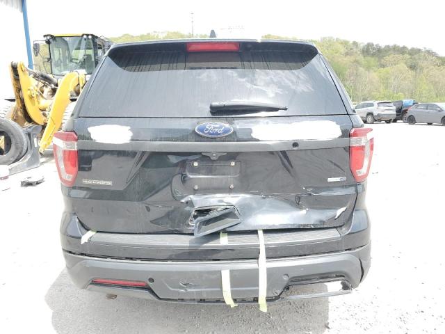 1FM5K8AR4JGC76231 - 2018 FORD EXPLORER POLICE INTERCEPTOR BLACK photo 6