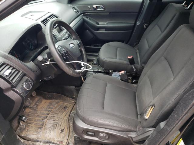1FM5K8AR4JGC76231 - 2018 FORD EXPLORER POLICE INTERCEPTOR BLACK photo 7
