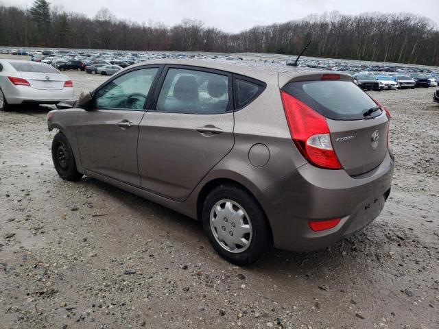 KMHCT5AE9EU168968 - 2014 HYUNDAI ACCENT GLS TAN photo 2