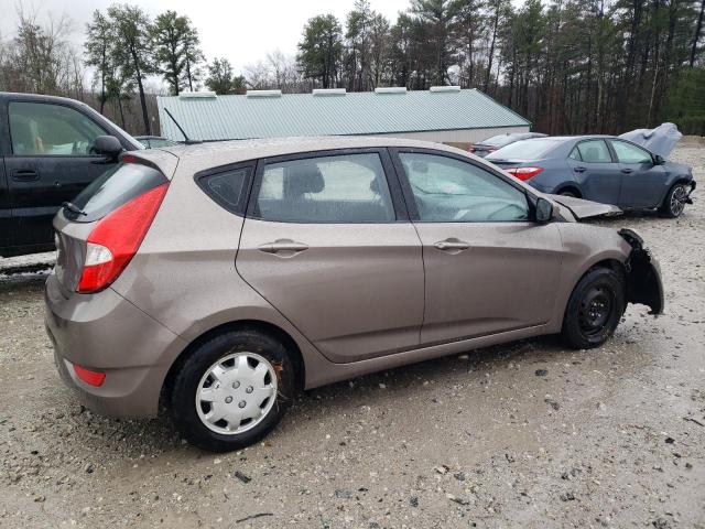 KMHCT5AE9EU168968 - 2014 HYUNDAI ACCENT GLS TAN photo 3