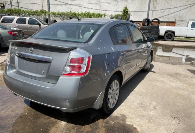 3N1AB6AP6CL767276 - 2012 NISSAN SENTRA 2.0 GRAY photo 4