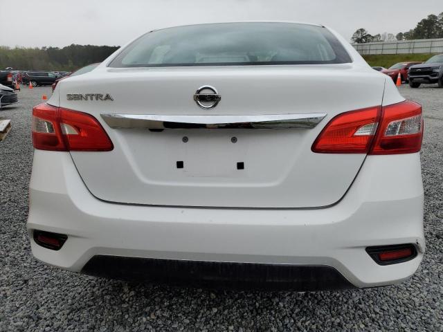 3N1AB7AP9KY236435 - 2019 NISSAN SENTRA S WHITE photo 6