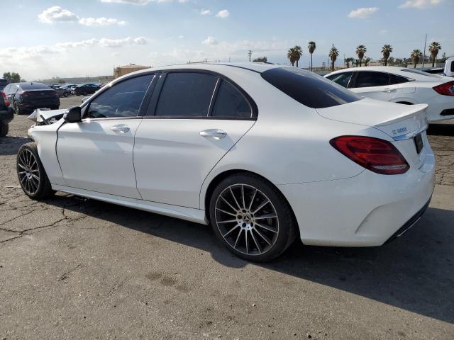 55SWF4JB6JU245578 - 2018 MERCEDES-BENZ C 300 WHITE photo 2