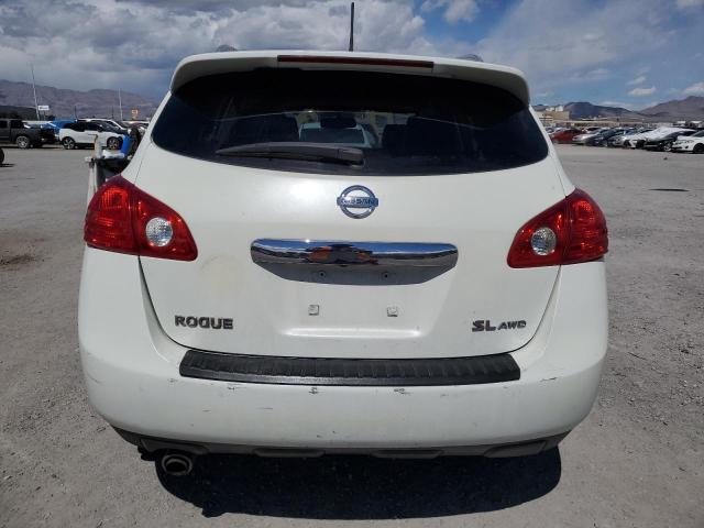 JN8AS5MV5DW124502 - 2013 NISSAN ROGUE S WHITE photo 6