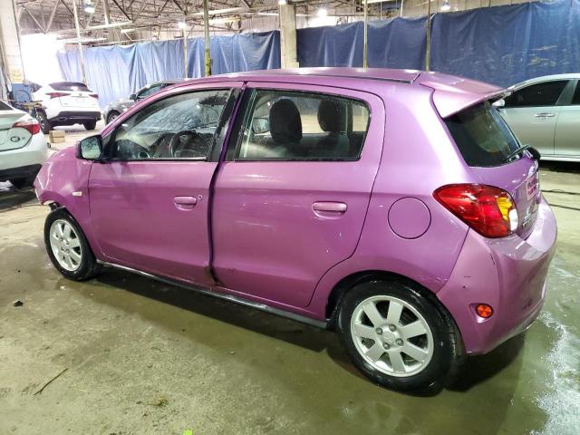 ML32A4HJXEH019063 - 2014 MITSUBISHI MIRAGE ES PURPLE photo 2