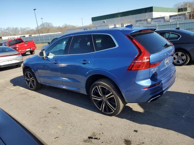 LYV102RM3KB278774 - 2019 VOLVO XC60 T5 R-DESIGN BLUE photo 2