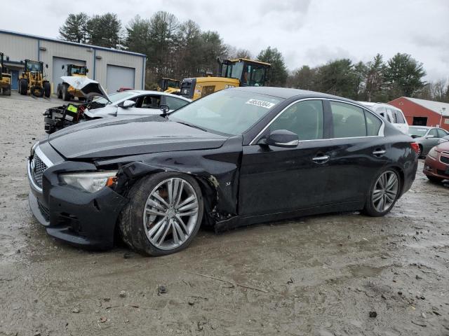 JN1BV7AR4FM421577 - 2015 INFINITI Q50 BASE BLACK photo 1