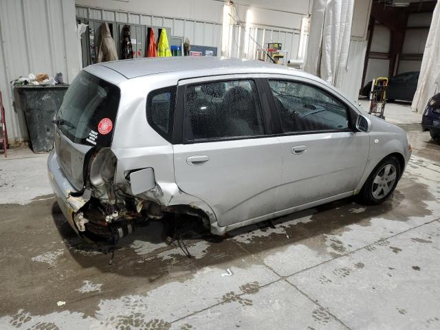 KL1TD66618B222294 - 2008 CHEVROLET AVEO BASE Gümüş foto 3