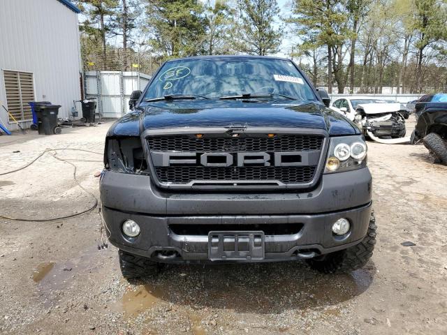 1FTPW14V26FB74912 - 2006 FORD F150 SUPERCREW BLACK photo 5