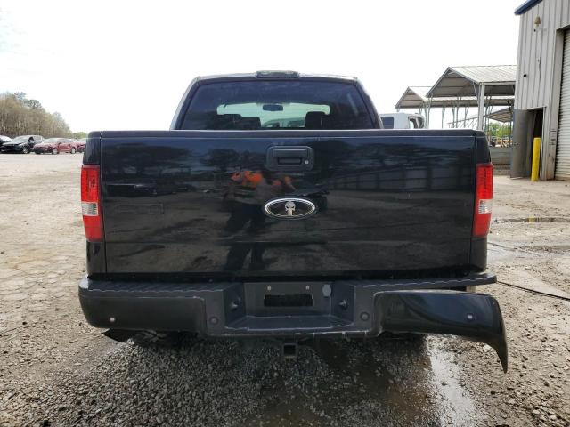 1FTPW14V26FB74912 - 2006 FORD F150 SUPERCREW BLACK photo 6