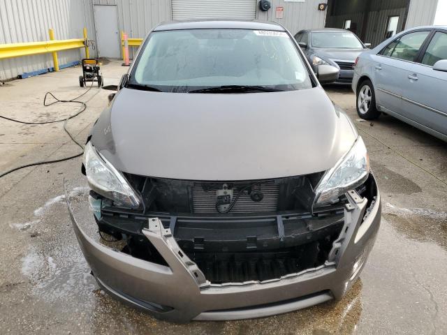 3N1AB7AP2FL646691 - 2015 NISSAN SENTRA S GRAY photo 5