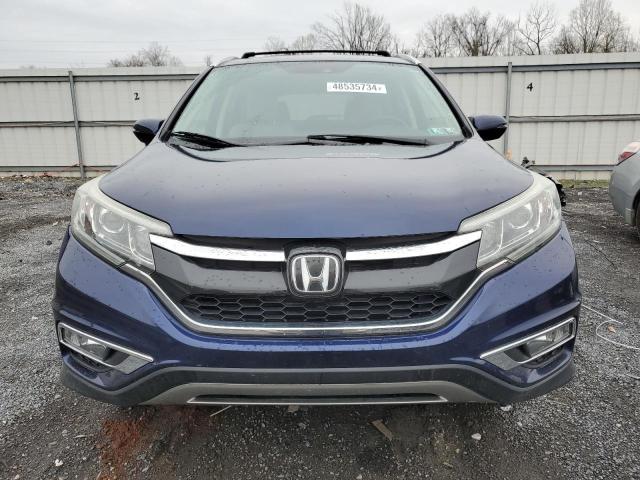 5J6RM3H91GL020051 - 2016 HONDA CR-V TOURING BLUE photo 5