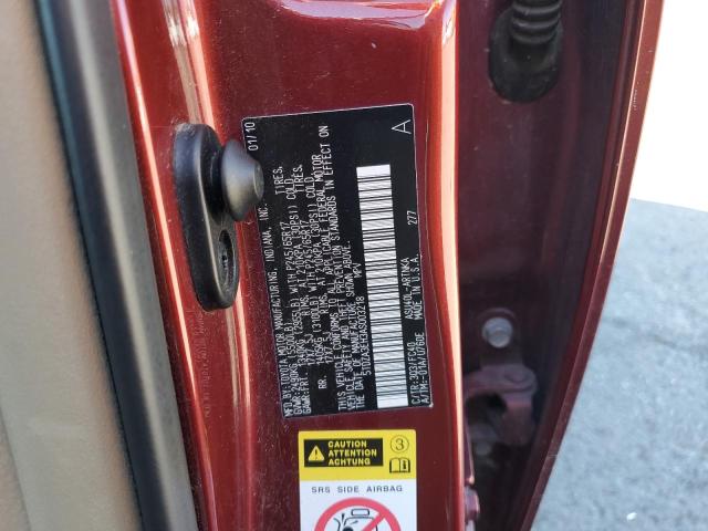 5TDZA3EH3AS003218 - 2010 TOYOTA HIGHLANDER RED photo 13