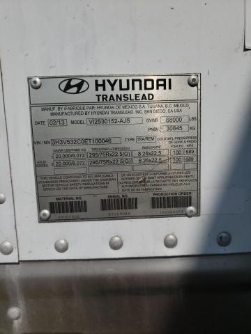 3H3V532C0ET100046 - 2014 HYUNDAI TRAILER WHITE photo 10