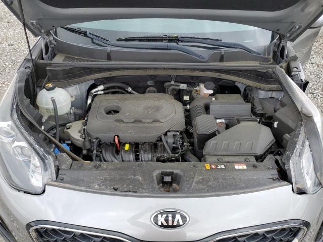 KNDPMCAC9L7671191 - 2020 KIA SPORTAGE LX SILVER photo 12