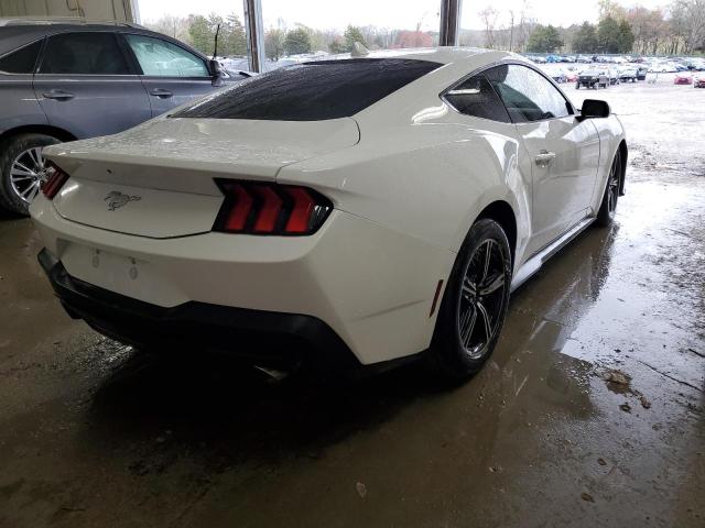 1FA6P8TH9R5111786 - 2024 FORD MUSTANG WHITE photo 3