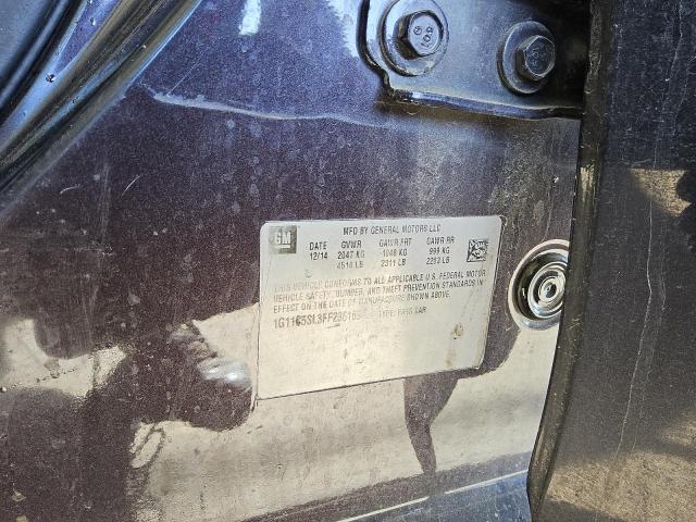 1G11C5SL3FF236169 - 2015 CHEVROLET MALIBU 1LT CHARCOAL photo 12