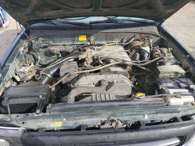 4TASN92N4YZ655028 - 2000 TOYOTA TACOMA XTRACAB PRERUNNER 绿色 照片 11
