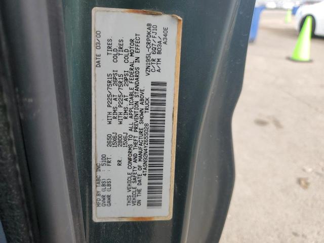 4TASN92N4YZ655028 - 2000 TOYOTA TACOMA XTRACAB PRERUNNER 绿色 照片 12