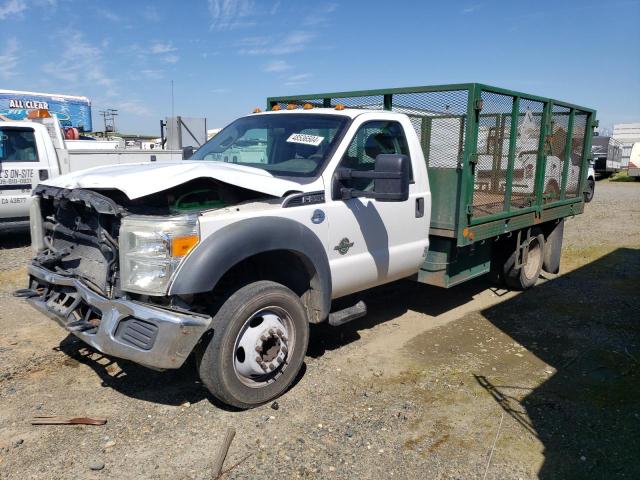 1FDUF5GT0DEA69515 - 2013 FORD F550 SUPER DUTY WHITE photo 1