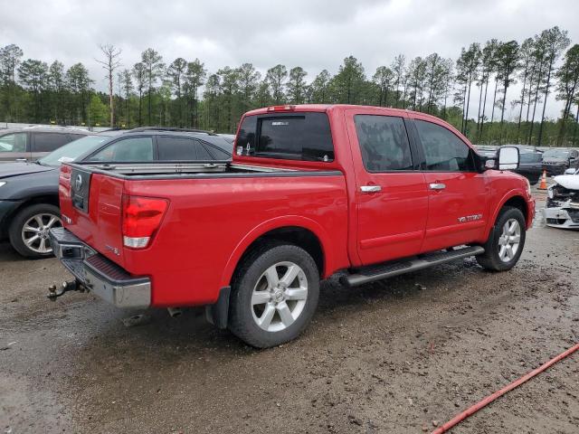 1N6BA0EDXCN307584 - 2012 NISSAN TITAN S RED photo 3