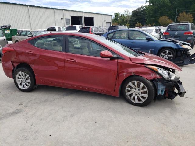 KMHDH4AE6CU431902 - 2012 HYUNDAI ELANTRA GLS BURGUNDY photo 4