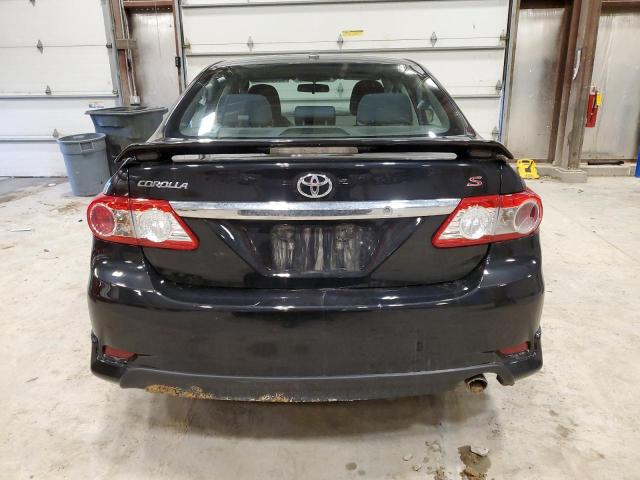 2T1BU4EE8CC767405 - 2012 TOYOTA COROLLA BASE BLACK photo 6